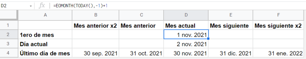 C MO OBTENER EL PRIMER D A Y EL LTIMO D A DEL MES ACTUAL CON C visual data 8